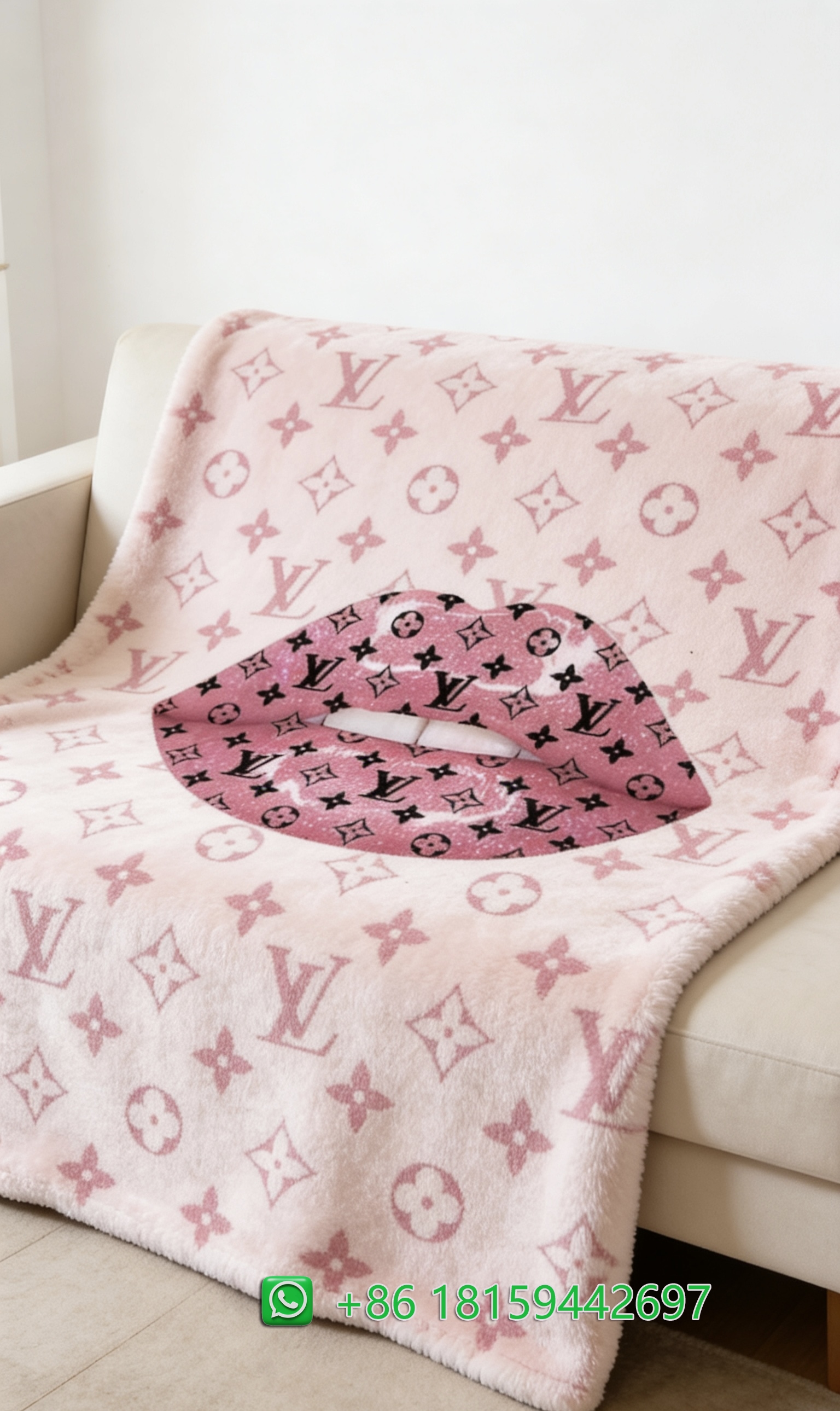 Louis Vuitton Throw Blankets